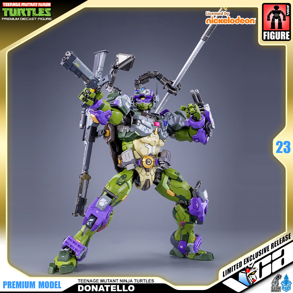 Heat Boys Nickelodeon Teenage Mutant Ninja Turtles Donatello Mecha Metal Structure Premium Action Figure VCA Gundam Singapore