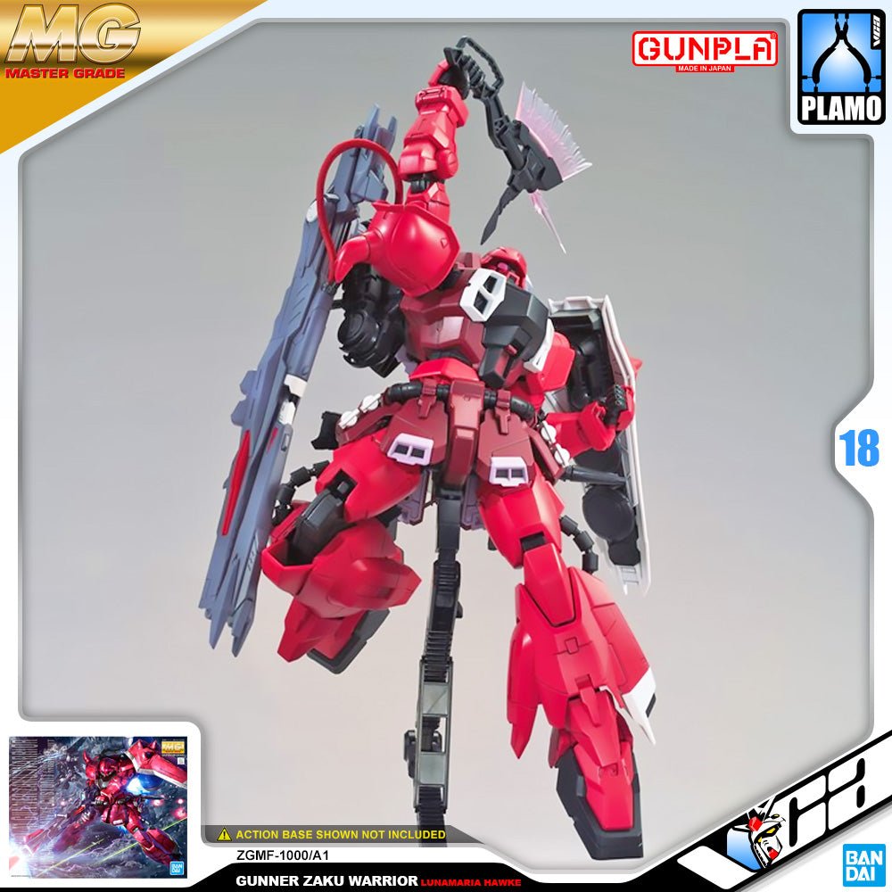 Bandai Gunpla Master Grade 1/100 MG Gunner Zaku Warrior Lunamaria Hawke Plastic Model Action Toy VCA Gundam Singapore