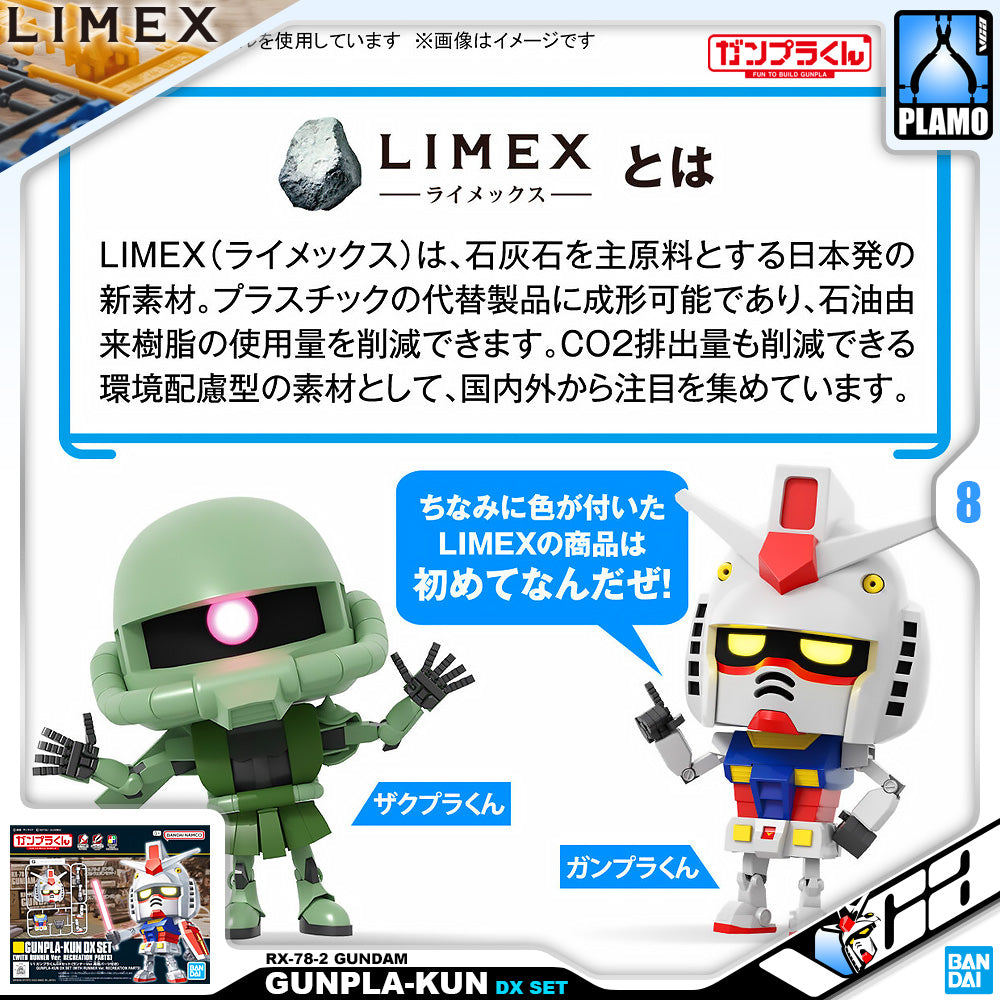 Bandai Gunpla-Kun DX Set RX-78-2 Gundam With Runner Ver. Recreation Parts VCA Singapore