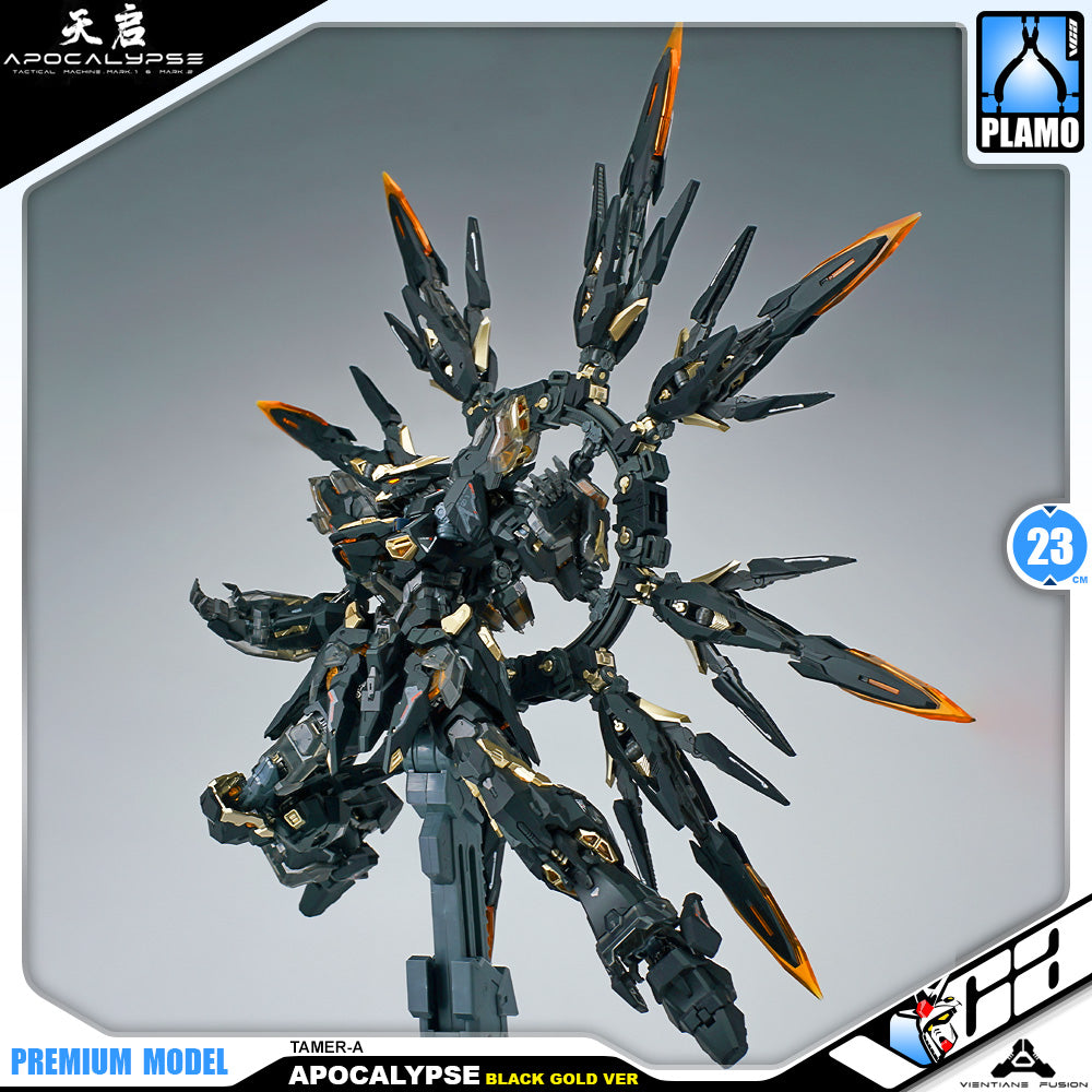 Vientiane Fusion 万象聚变 Apocalypse 天启 Black Gold Ver Metal Build Structure Model Action Figure Kit VCA Gundam Singapore