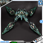 十二模玩 1/100 Inverse Kshatriya 逆战号大青椒 Green Ver Master Grade MG Plastic Model Action Figure Toy Kit VCA Gundam Singapore