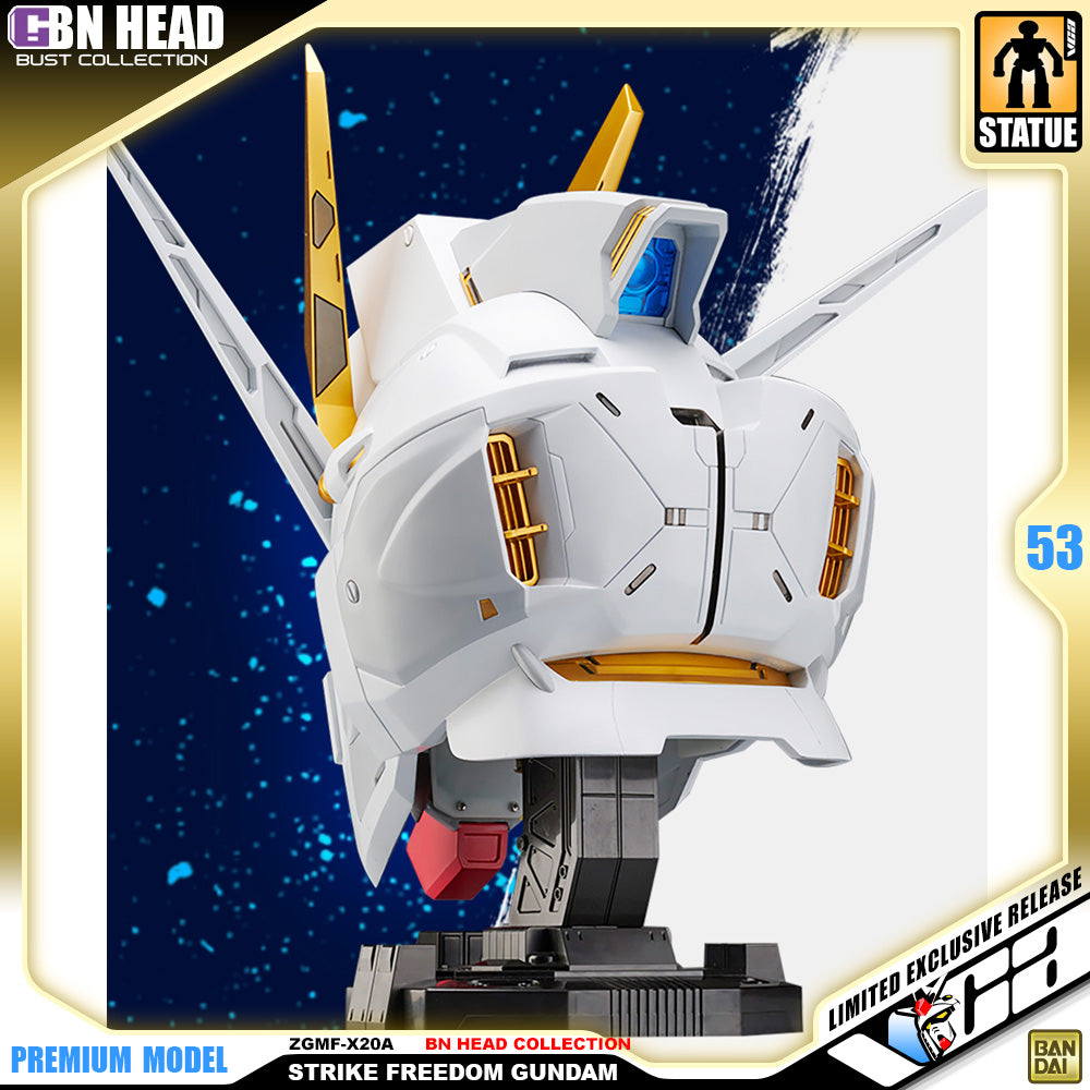 Bandai Namco BN Head Collection ZGMF-X20A Strike Freedom Gundam Big Bust Figure Statue