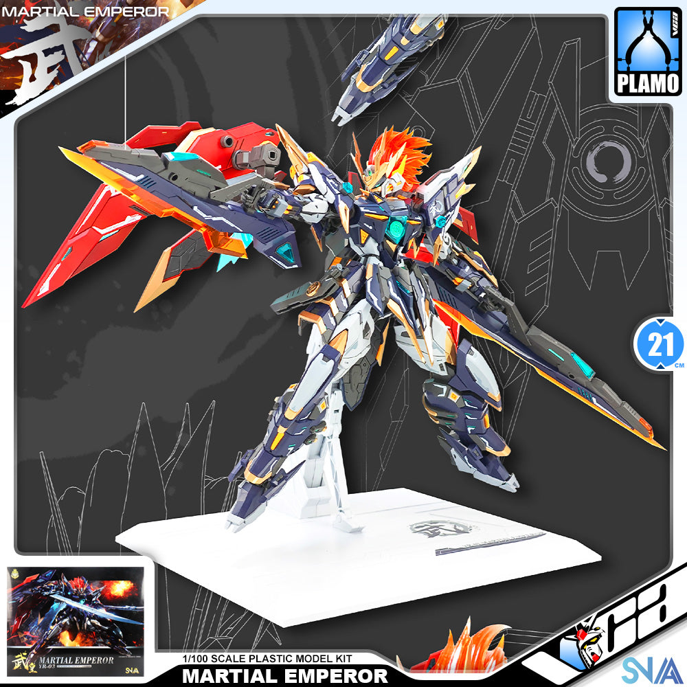 SNAA 模型 Master Grade 1/100 MG Martial Emperor 武皇 Plastic Model Action Toy Kit VCA Gundam Singapore