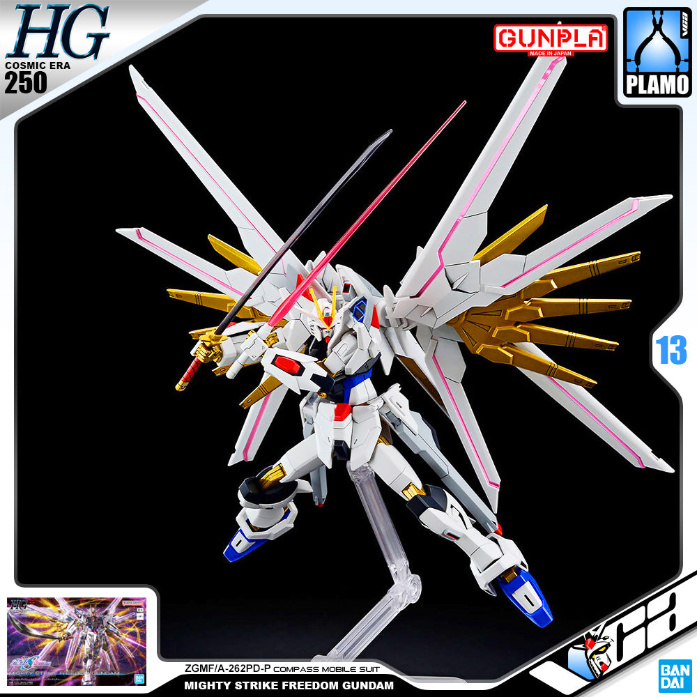 Bandai Gunpla High Grade HG Mighty Strike Freedom Gundam Plastic Model Toy VCA Singapore