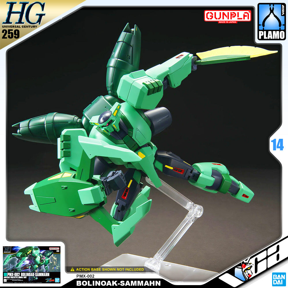 Bandai Gunpla High Grade Universal Century HGUC 1/144 HG Bolinoak-Sammahn Action Figure Model Toy Kit VCA Gundam Singapore