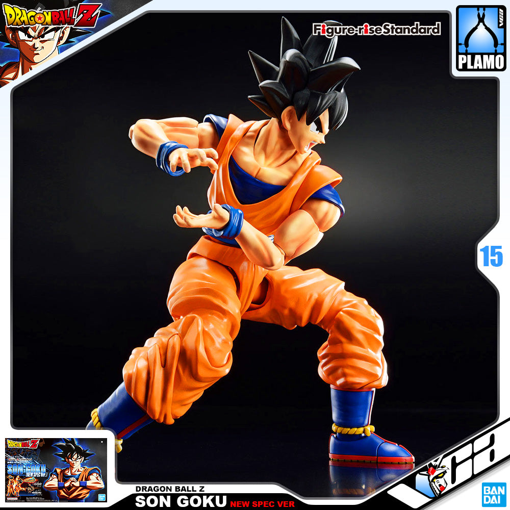 Son Goku (New Spec ver.) Dragon Ball Z, Bandai Spirits Hobby Figure-Rise  Standard Model Kit : : Toys & Games