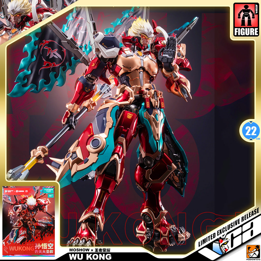 Moshow 模寿 x 王者荣耀 卓越级·孙悟空·齐天大圣 Wu Kong Metal Build Structure Premium Action Figure Model Toy VCA Gundam Singapore