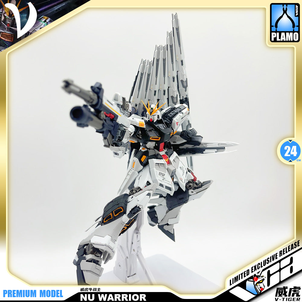 V-Tiger 威虎牛战士 RX-93 Nu Gundam Master Grade MG Metal Build Structure Model Action Figure Kit VCA Singapore