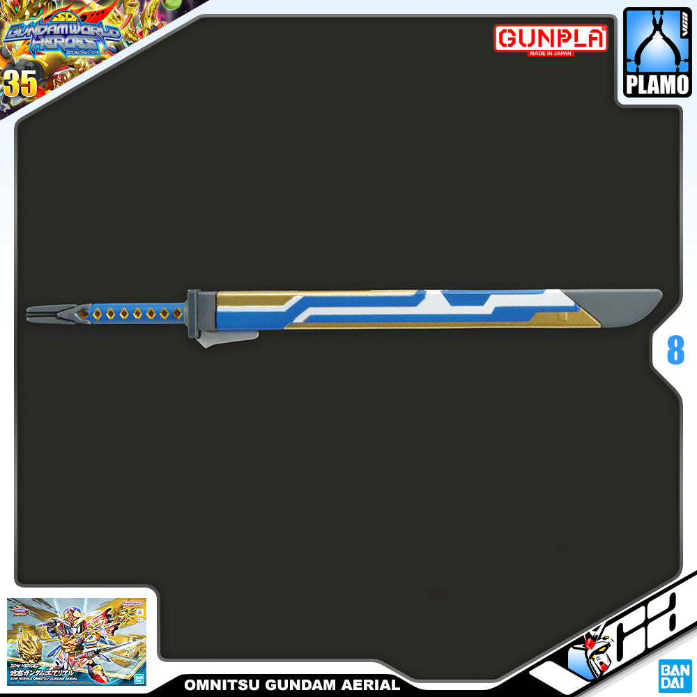 Bandai Gunpla SD World Heroes SDW Onmitsu Gundam Aerial Cute Plastic Model Action Toy VCA Singapore