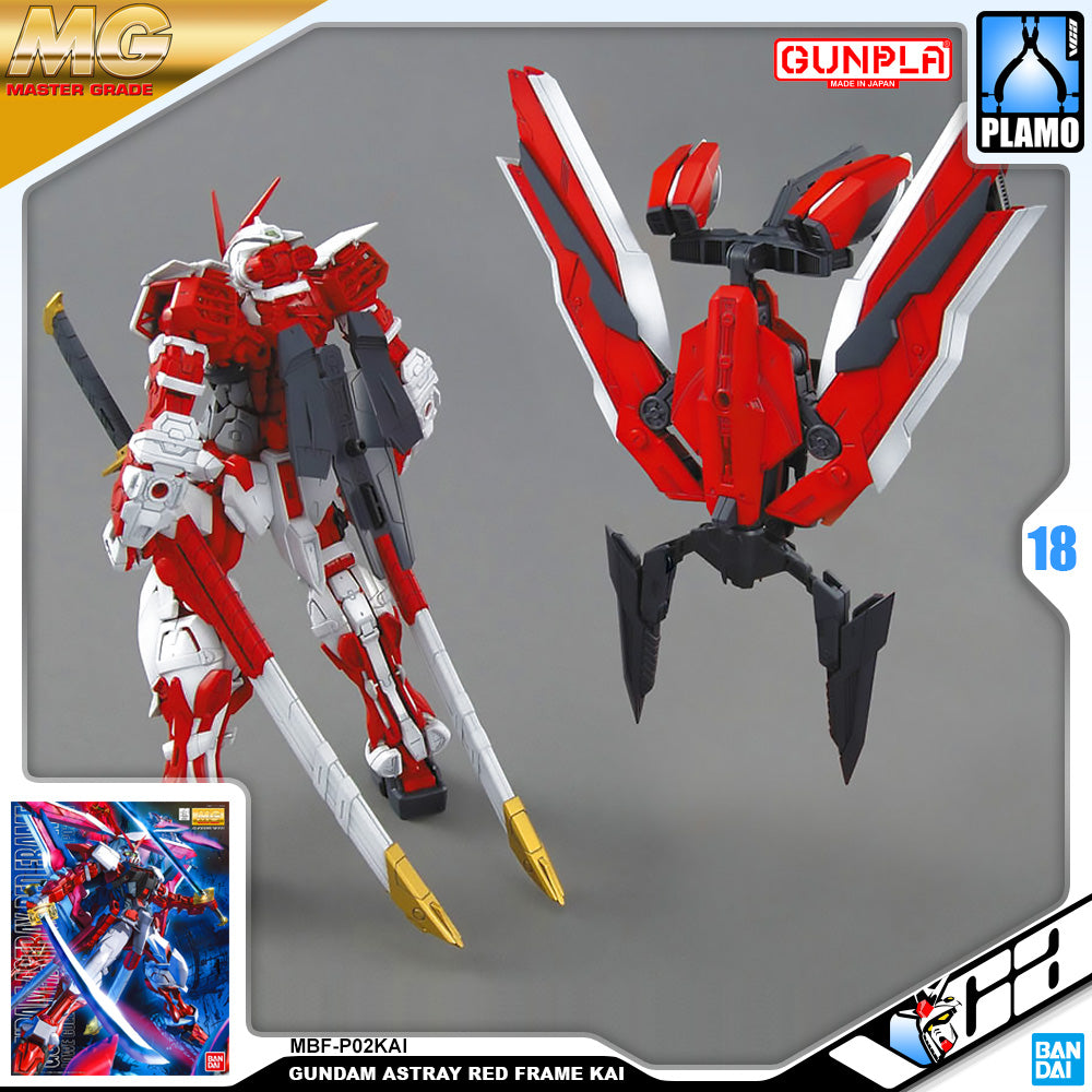 Bandai Master Grade 1/100 MG Gundam Astray Red Frame Kai Plastic Model Toy VCA Singapore