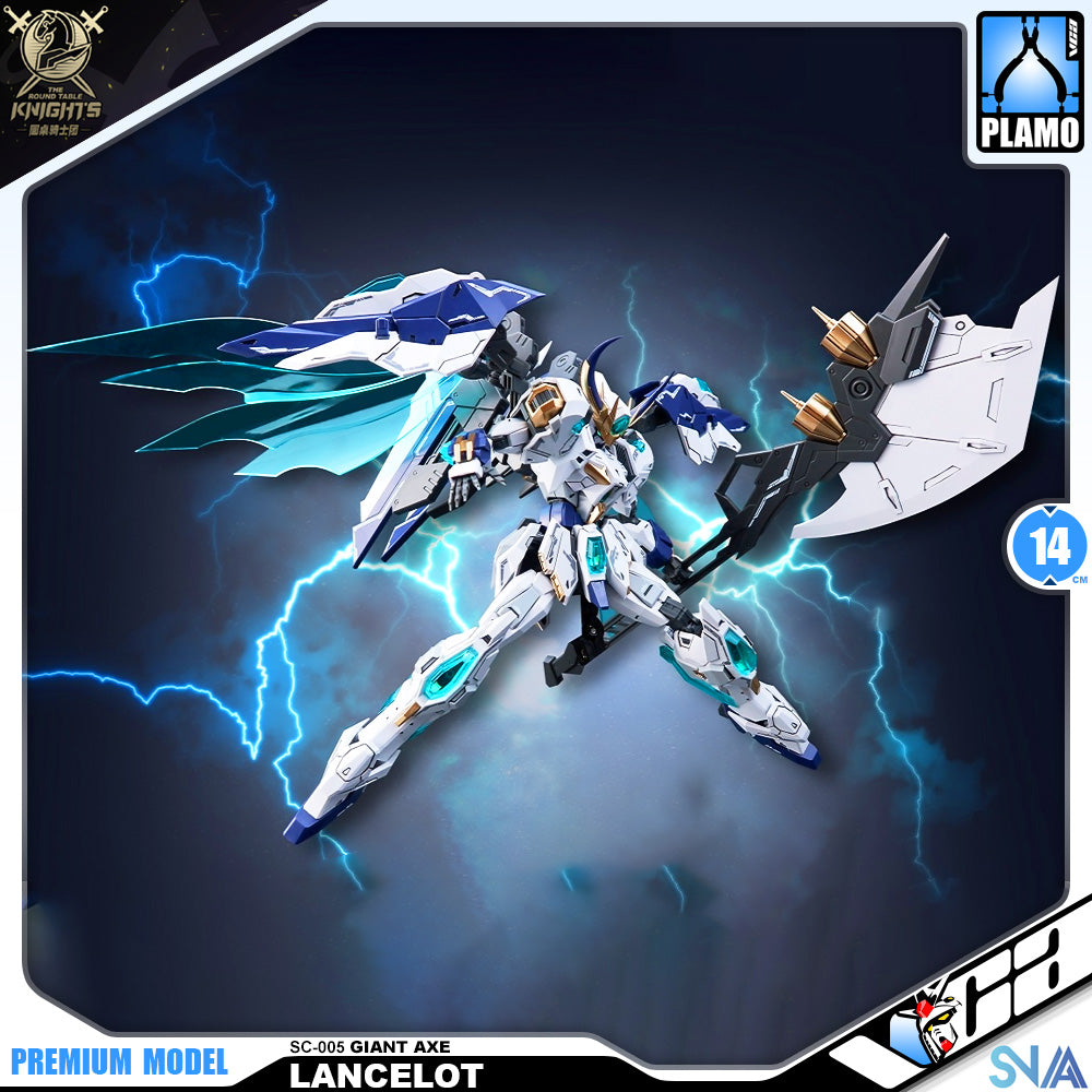 SNAA Giant Axe-Lancelot 巨鸣斧-兰斯洛特 Real Grade RG Plastic Model Action Figure Toy Kit VCA Gundam Singapore