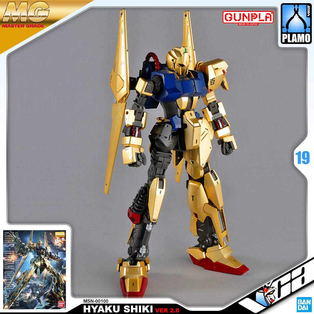 Bandai Gunpla Master Grade Hyaku Shiki Ver 2.0 Plastic Model Toy VCA Gundam Singapore