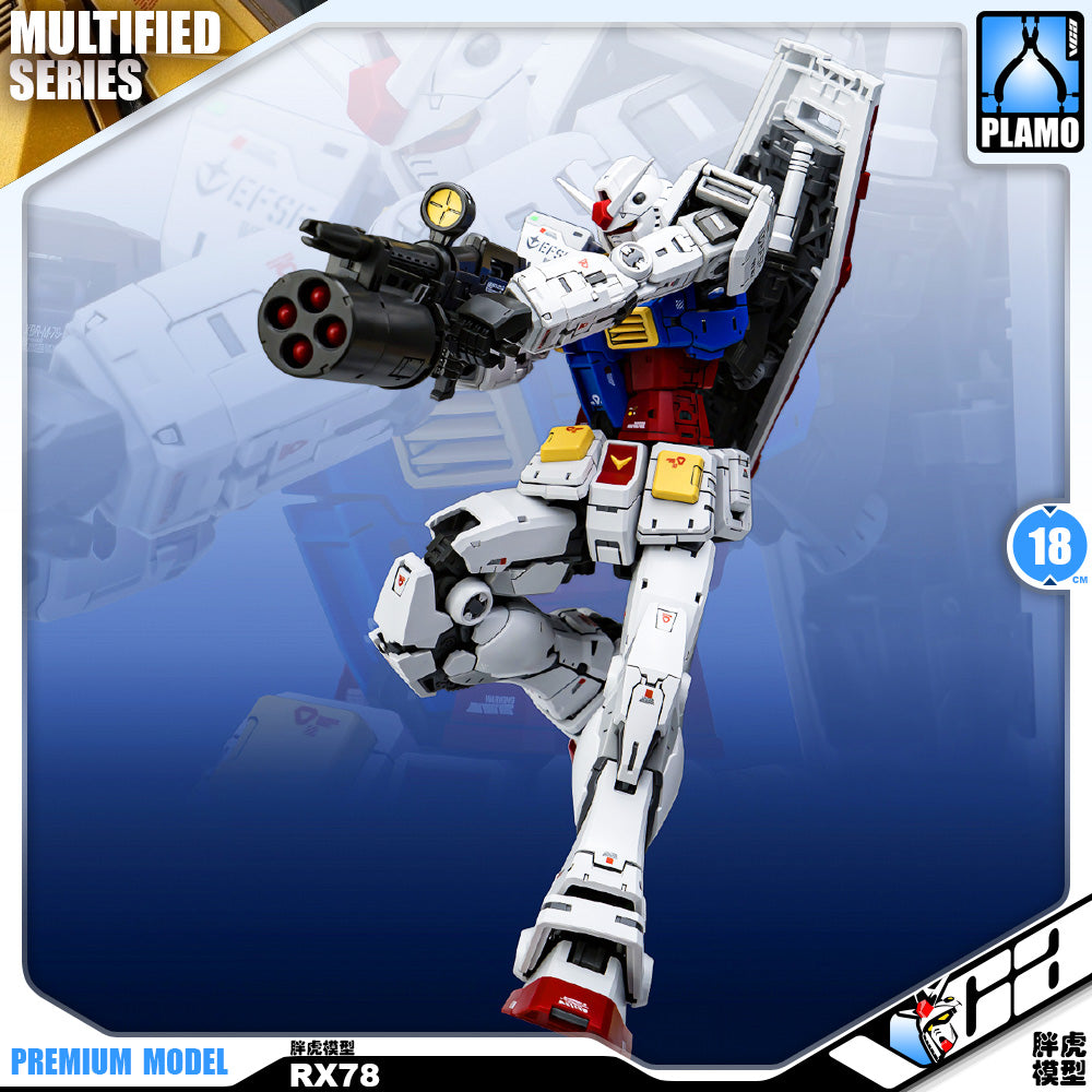 Fat Cat 1/100 AZU RX-78-2 Gundam Real Grade RG Plastic Model Action Toy Kit VCA Singapore