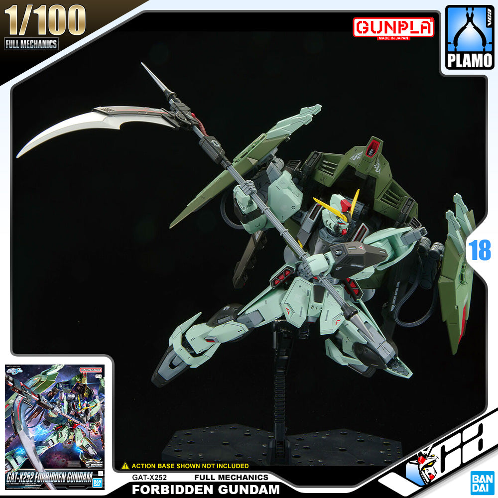 Bandai Full Mechanics 1/100 Scale Forbidden Gundam Plastic Model Action Toy VCA Singapore