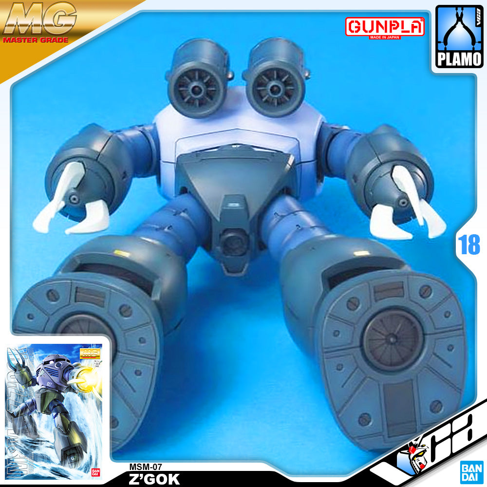 Bandai Gunpla Master Grade 1/100 MG MSM-07 Z'GOK PRODUCTION UNIT Plastic Model Toy VCA Gundam Singapore