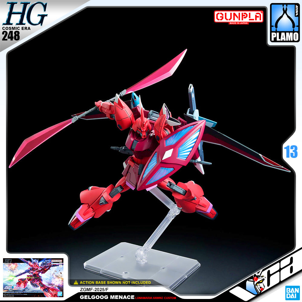 Bandai Gunpla High Grade Cosmic Era HG Gelgoog Menance Plastic Model Action Toy VCA Gundam Singapore