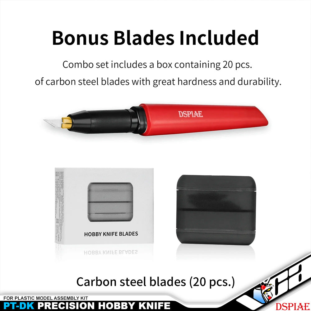 Dspiae PT-DK Precision Hobby Knife Cutter Slicer VCA Gundam Singapore