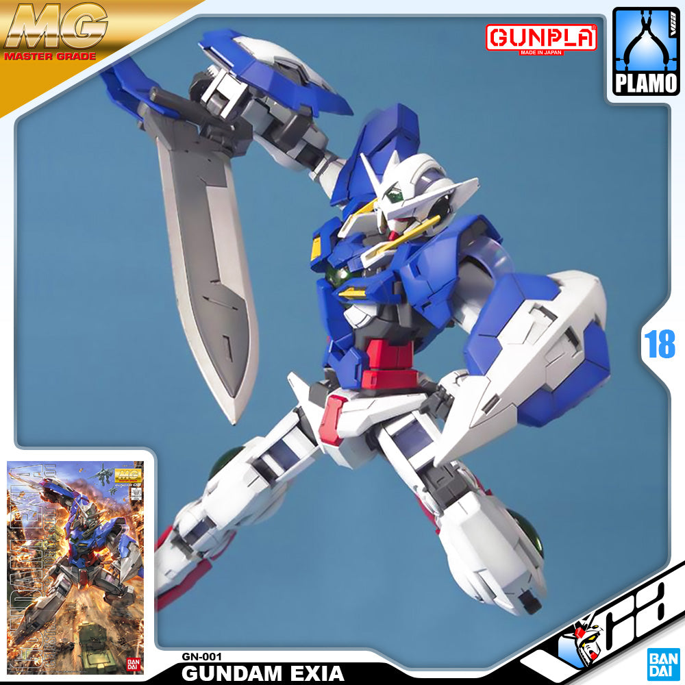 Bandai Gunpla Master Grade MG 1/100 GN-001 Gundam Exia Action Figure Model Toy VCA Singapore