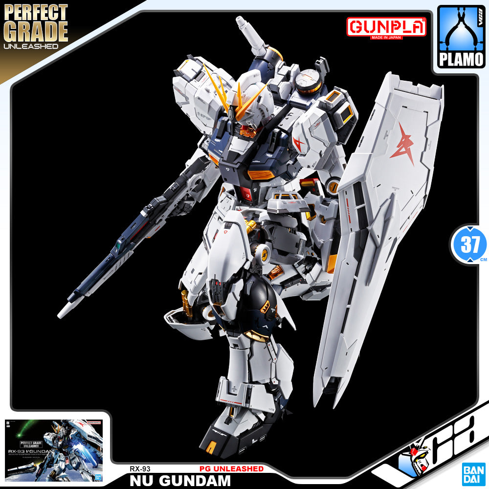 Bandai Gunpla Perfect Grade Unleashed PGU 1/60 PG RX-93 Nu Gundam Action Figure Model Toy Kit VCA Singapore