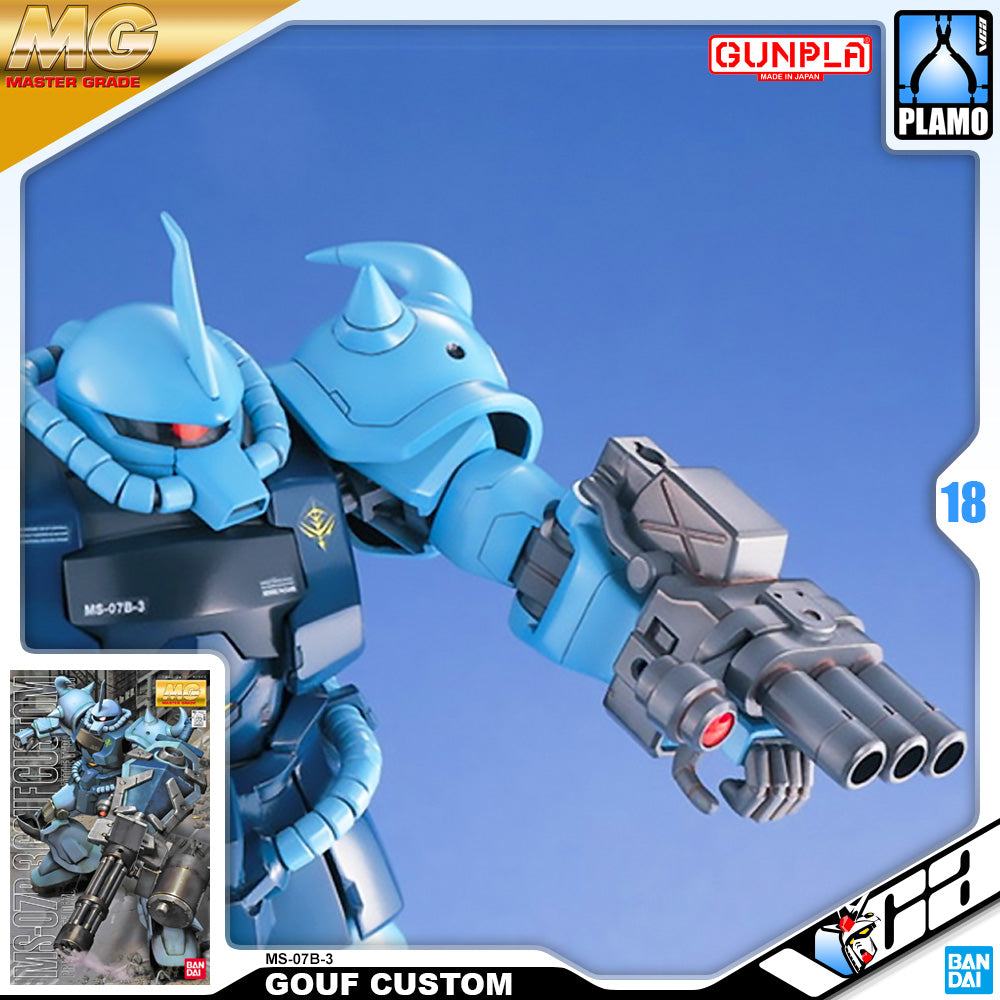 Bandai Gunpla Master Grade 1/100 MG MS-07B-2 Gouf Custom Plastic Action Model Toy VCA Gundam Singapore