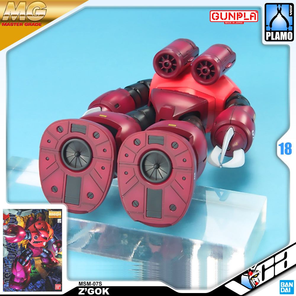 Bandai Gunpla Master Grade 1/100 MG MSM-07S Z'GOK Plastic Model Toy VCA Gundam Singapore