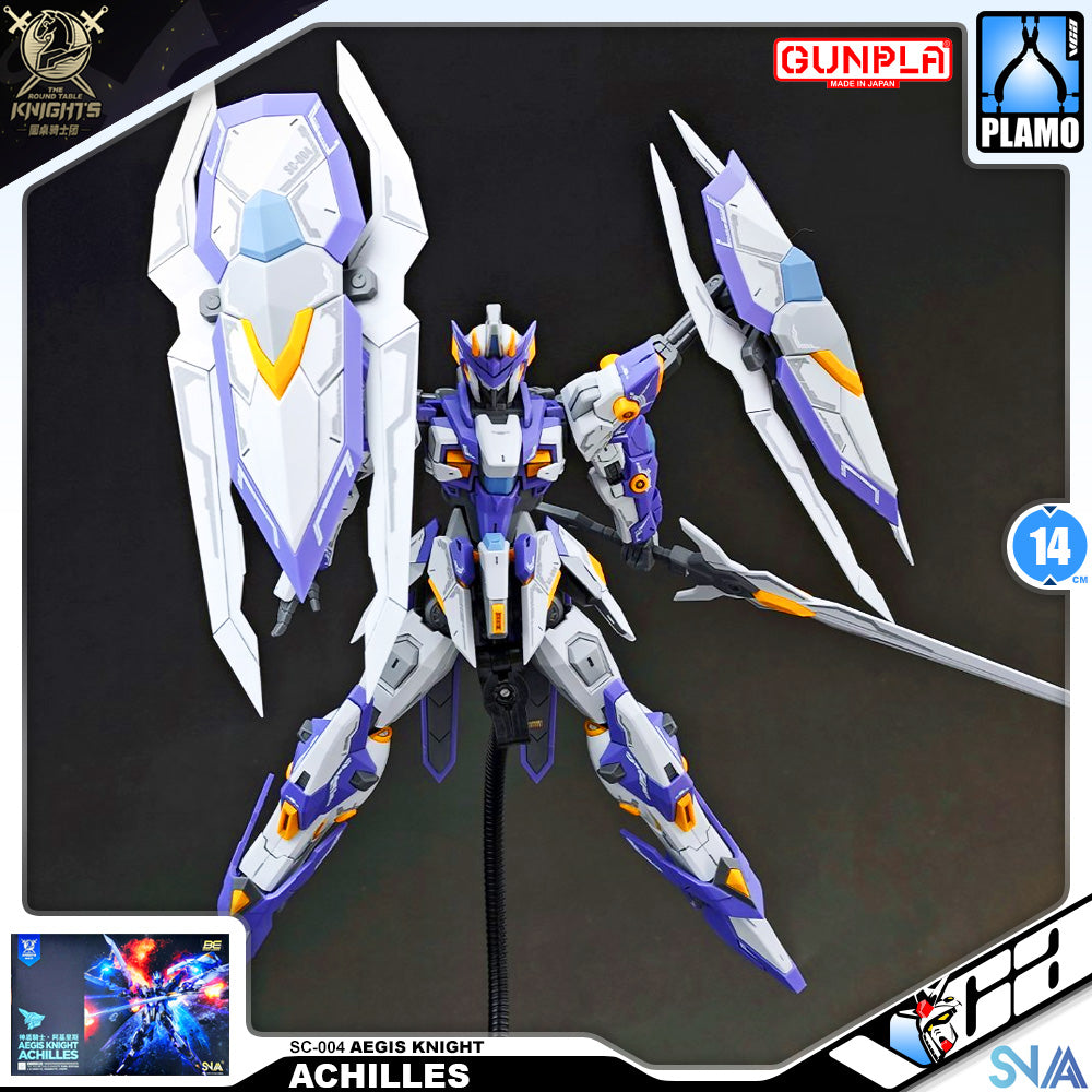 SNAA SC-004 Aegis Knight Achilles Real Grade RG Plastic Model Action Figure Toy Kit VCA Gundam Singapore