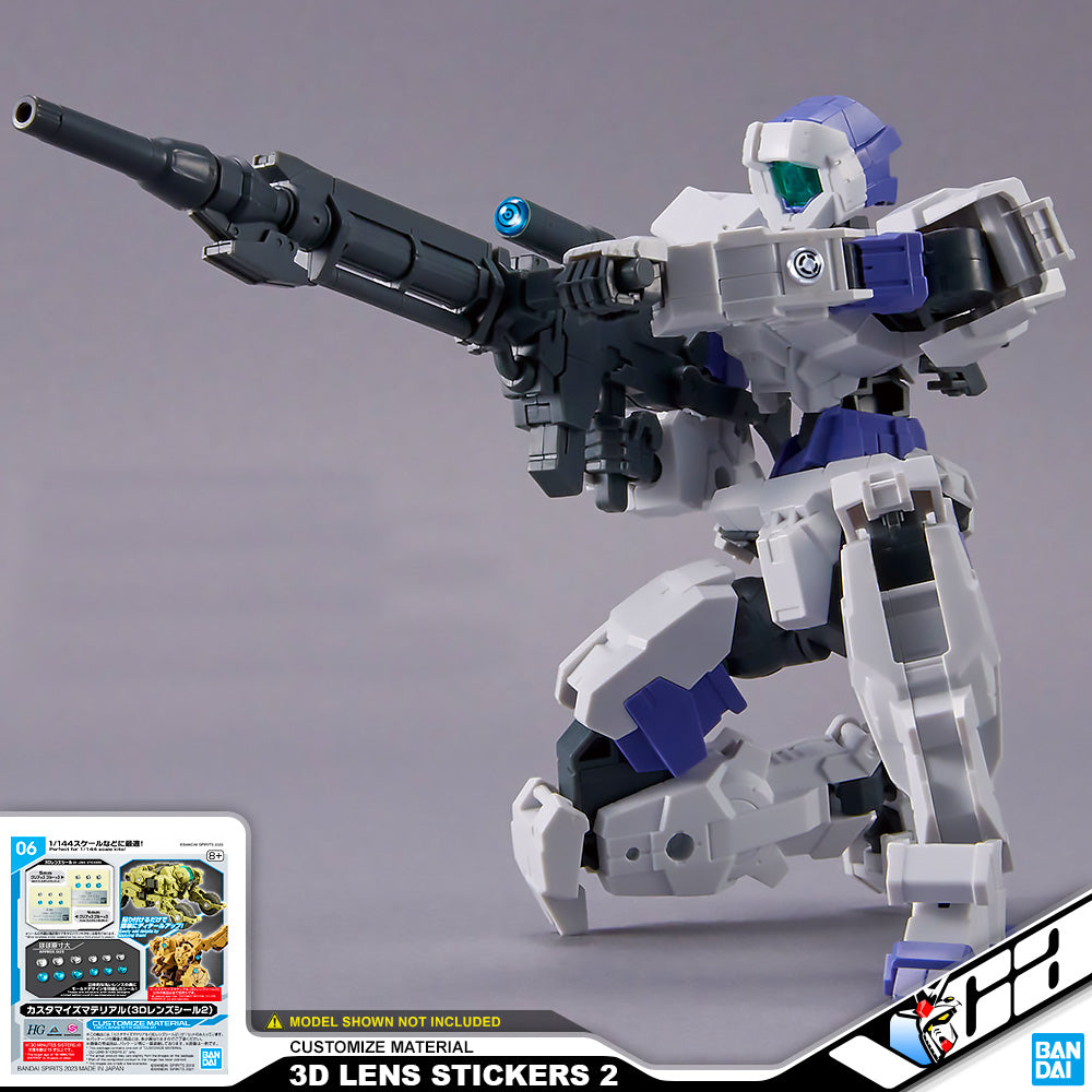 Bandai Customize Material 3D Lens Stickers 2 Model Detailing Parts VCA Gundam Singapore