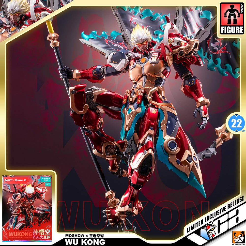 Moshow 模寿 x 王者荣耀 卓越级·孙悟空·齐天大圣 Wu Kong Metal Build Structure Premium Action Figure Model Toy VCA Gundam Singapore