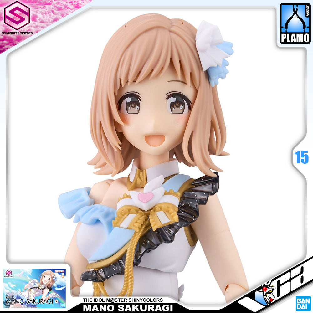 Bandai 30 Minutes Sisters 30MS Mano Sakuragi Cute Pretty Mecha Girl Action Toy VCA Gundam Singapore