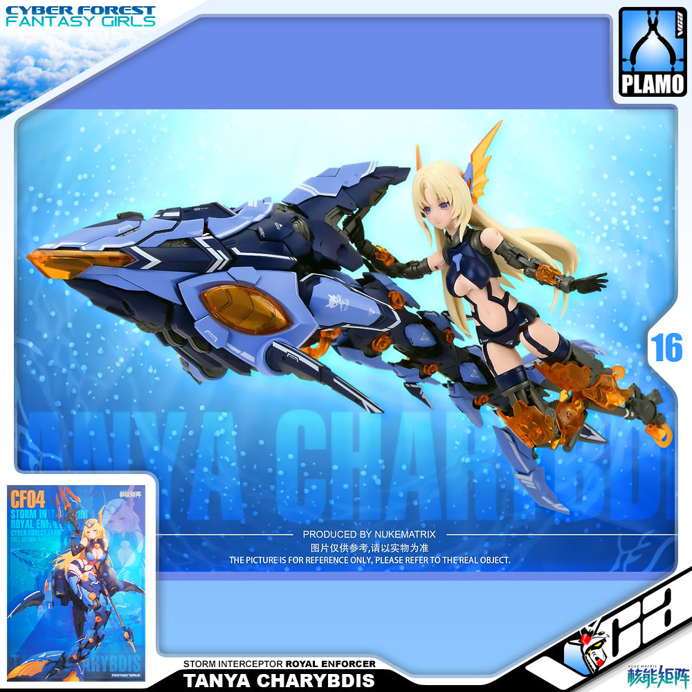 Nuke Matrix Tanya Charybdis CF04 Mermaid Plastic Model Action Toy VCA Gundam Singapore