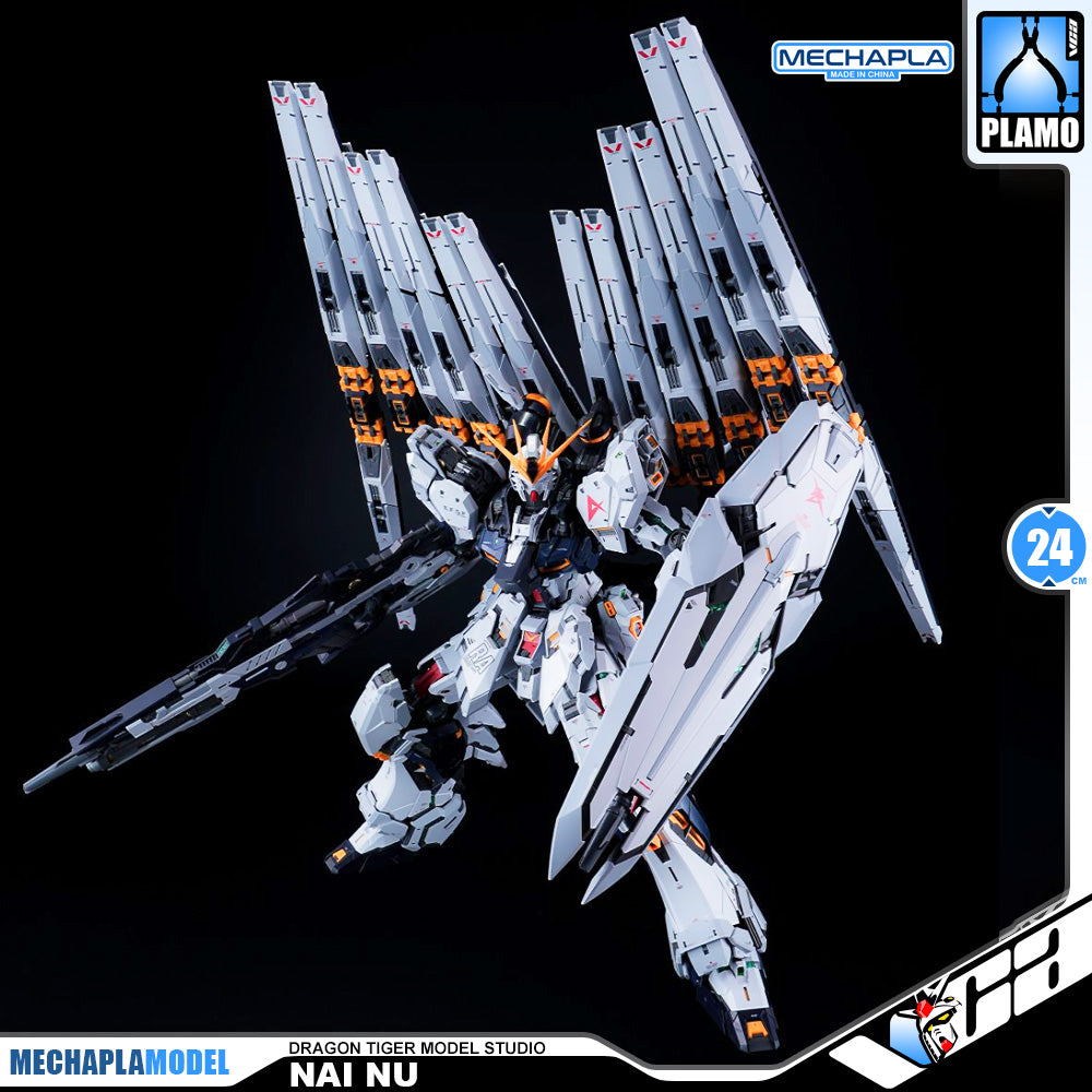Dragon Tiger Model 龙虎模型 1/100 RX-93 Nai Nu 奶牛 GK Version Full Package Action Figure Mecha Model Toy Kit VCA Gundam