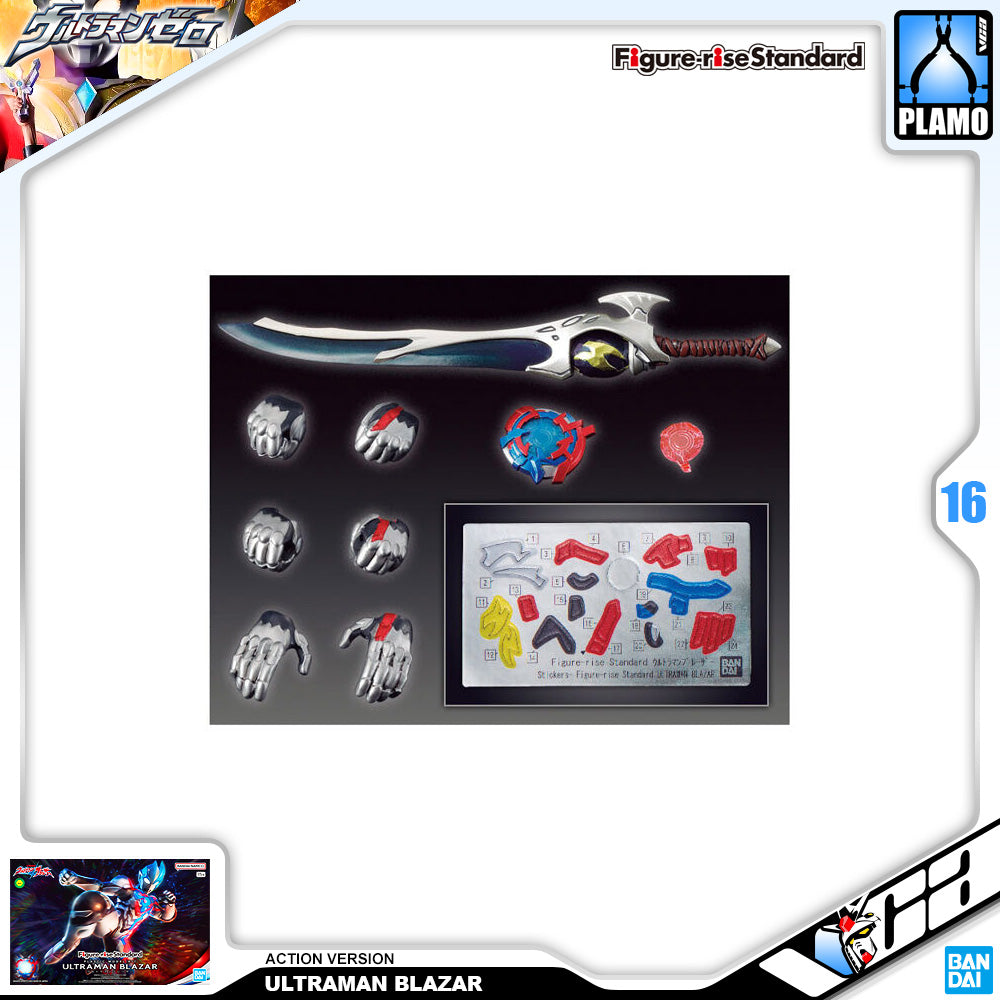 Bandai Figure-Rise Standard Ultraman Blazar Plastic Model Action Toy Kit VCA Gundam Singapore