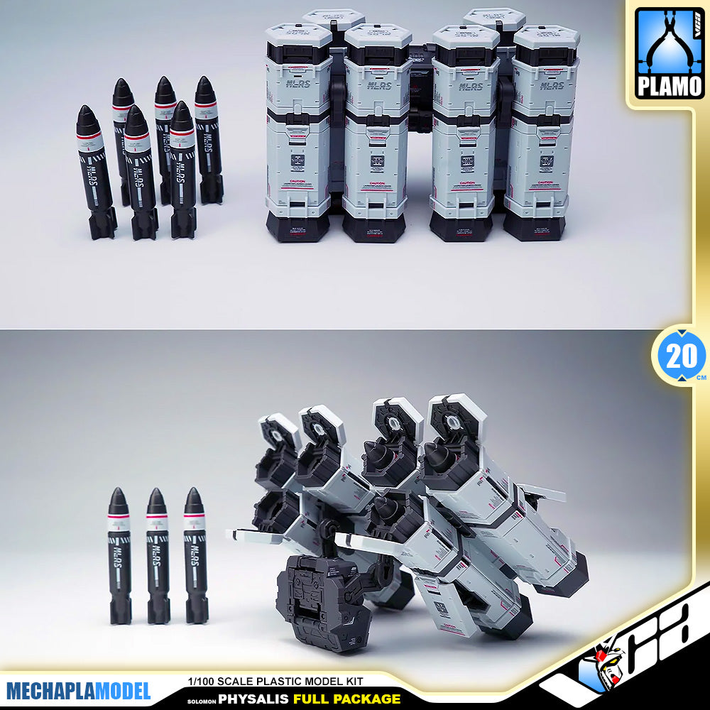 Solomon 所罗门模玩 RX-78GP02A Gundam Physalis MLRS Mechanical Clear Full Package Master Grade MG Action Figure Model Toy Kit VCA Singapore
