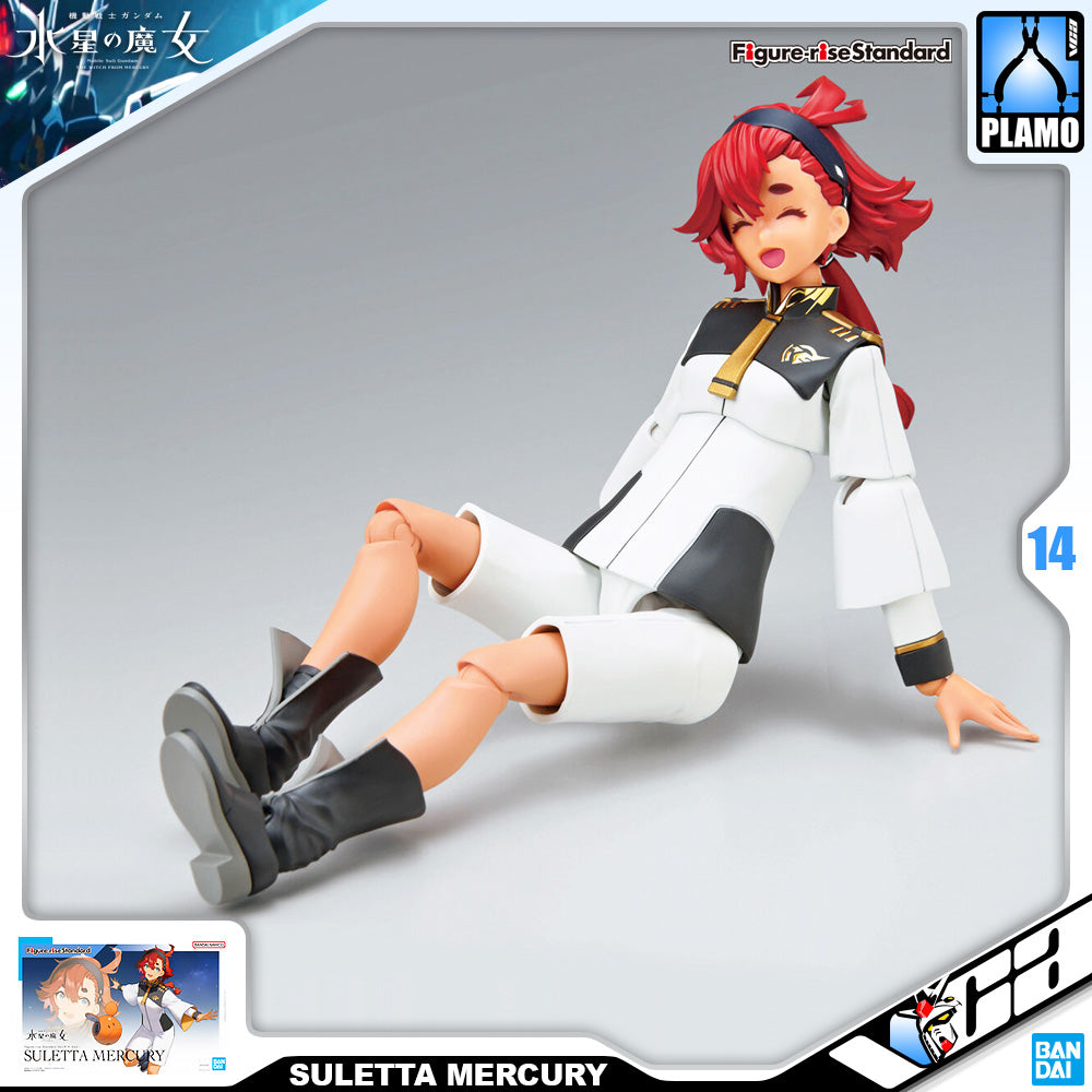 Bandai Figure-Rise Standard Suletta Mercury Girl Character Plastic Model Action Toy VCA Gundam Singapore