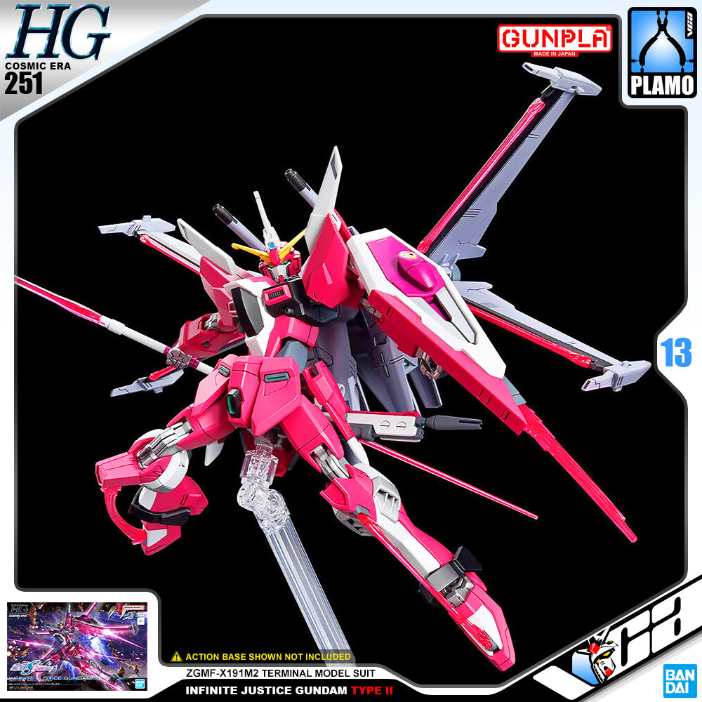 Bandai Gunpla High Grade HG Infinite Justice Gundam Type II Plastic Model Toy VCA Singapore