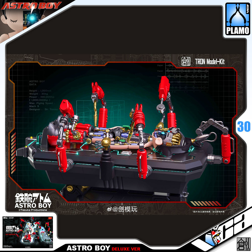 Tron 创模玩 Astro Boy 铁壁阿童木 DX版Deluxe Version Plastic Model Kit Toy VCA Gundam Singapore