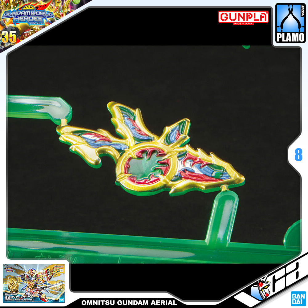 Bandai Gunpla SD World Heroes SDW Onmitsu Gundam Aerial Cute Plastic Model Action Toy VCA Singapore
