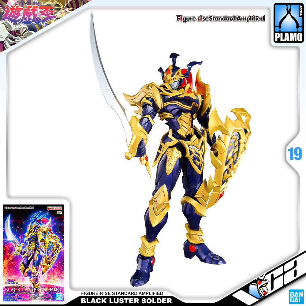Bandai Figure-rise Standard Amplified Black Luster Soldier Yu-Gi-Oh! Plastic Model Action Figure Toy Kit VCA Gundam Singapore