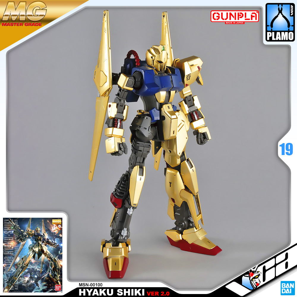 Bandai Gunpla Master Grade Hyaku Shiki Ver 2.0 Plastic Model Toy VCA Gundam Singapore