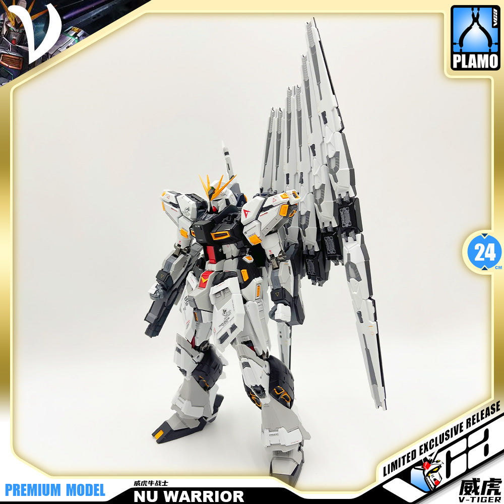 V-Tiger 威虎牛战士 RX-93 Nu Gundam Master Grade MG Metal Build Structure Model Action Figure Kit VCA Singapore