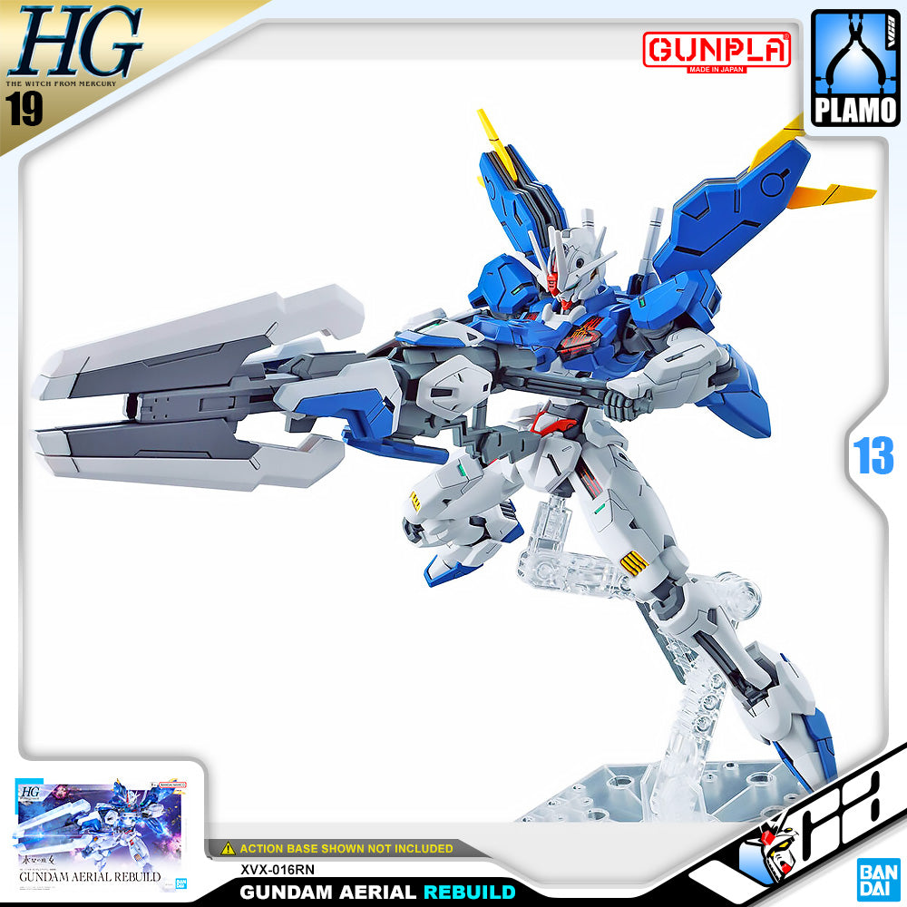 Bandai Gunpla High Grade 1/144 HG Gundam Aerial Rebuild Plastic Model Toy VCA Singapore