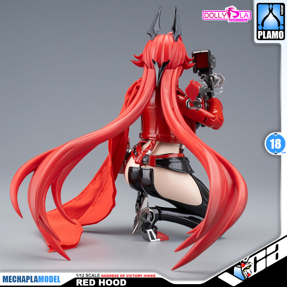 Hemoxian 和模线 Nikke Goddess of Victory Red Hood DollyPla Charapla Armor Girl Character Action Figure Model Toy Kit VCA Gundam Singapore