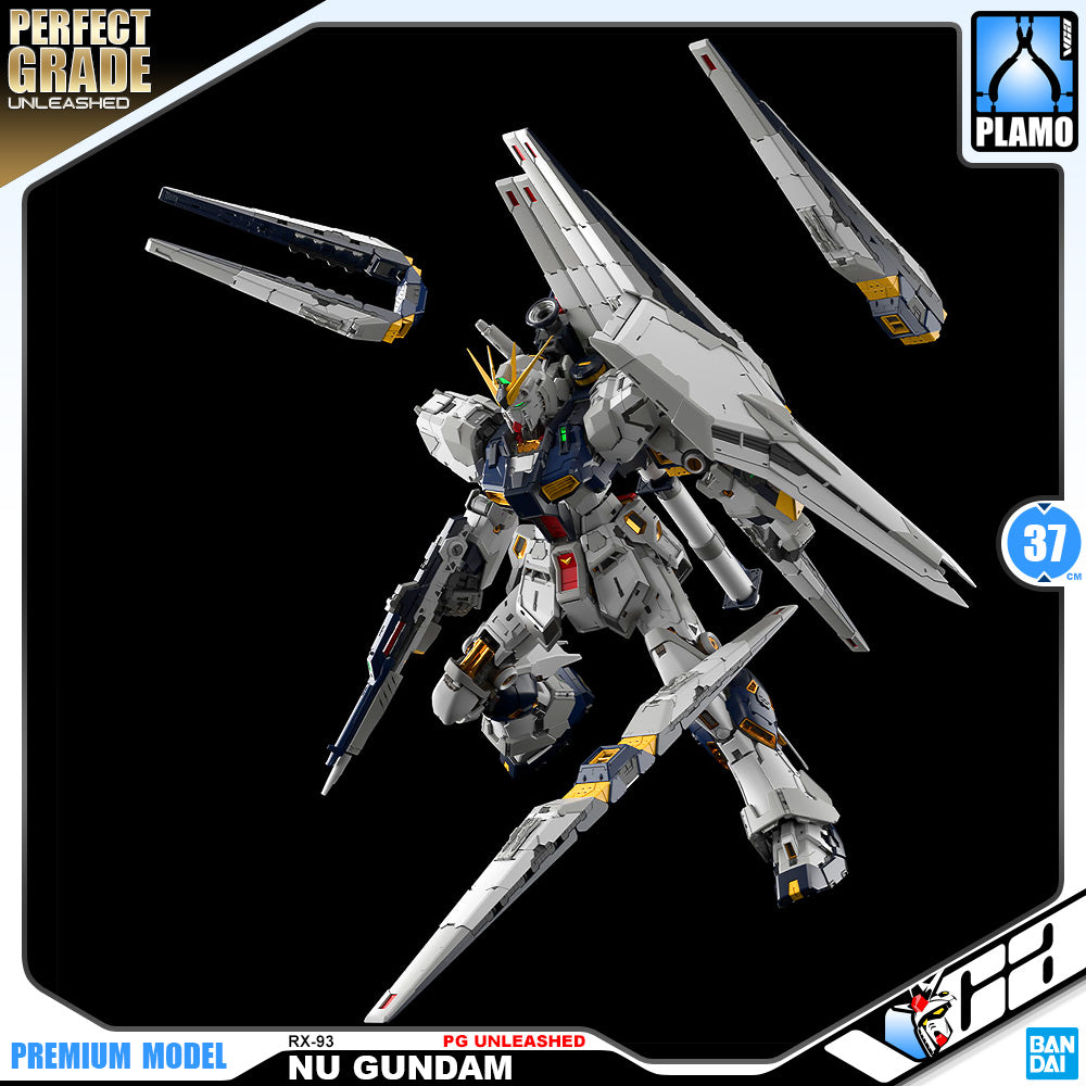Bandai Gunpla Perfect Grade Unleashed PGU 1/60 PG RX-93 Nu Gundam Action Figure Model Toy Kit VCA Singapore
