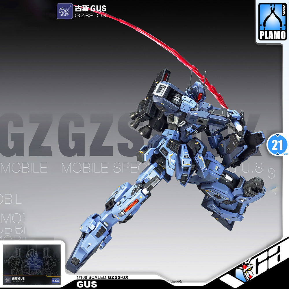 ZZA Studio GZSS-0X Gus 古斯 1/100 Master Grade MG GM Action Figure Toy Kit VCA Gundam Singapore