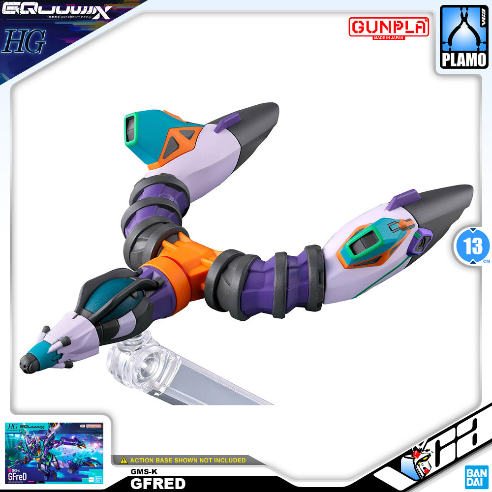 Bandai Namco Gunpla High Grade HG GQuuuuuuX GFred Action Figure Model Toy Kit VCA Gundam Singapore