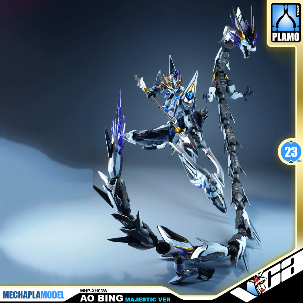 Motor Nuclear 摩动核 MNP-XH03W Ao Bing 敖丙 Majestic Ver 威武色 Metal Build Structure Action Figure Toy Kit VCA Gundam Singapore