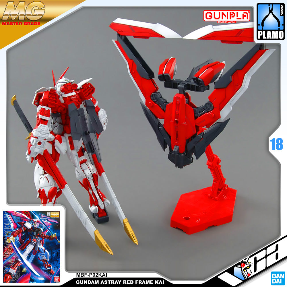 Bandai Master Grade 1/100 MG Gundam Astray Red Frame Kai Plastic Model Toy VCA Singapore