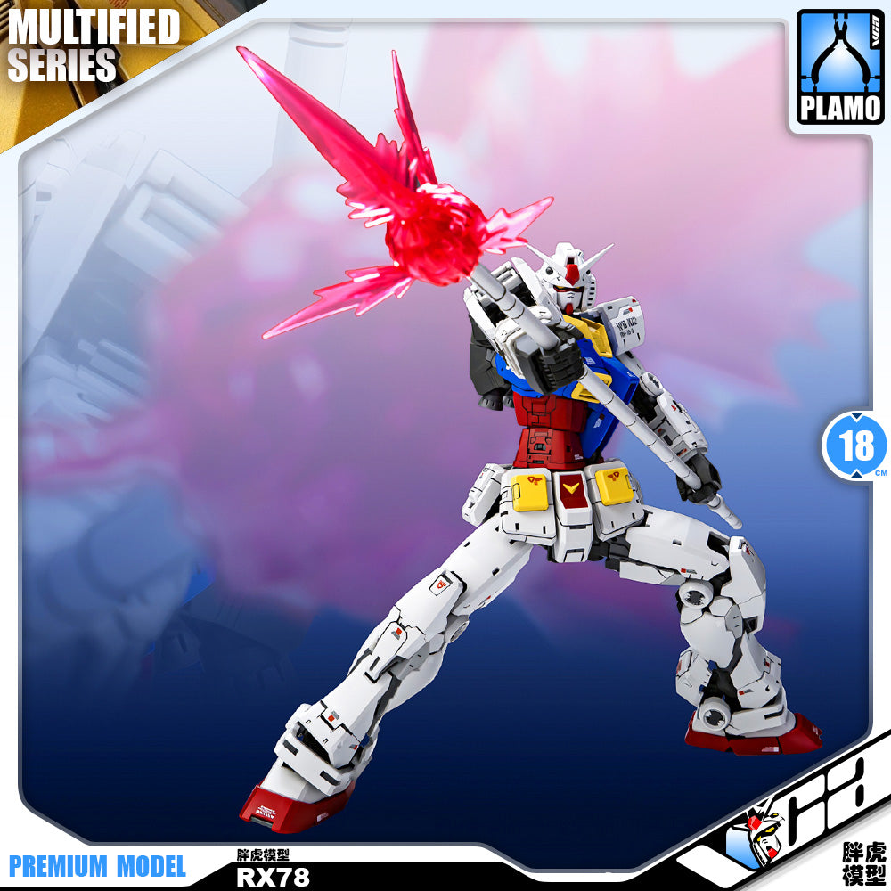 Fat Cat 1/100 AZU RX-78-2 Gundam Real Grade RG Plastic Model Action Toy Kit VCA Singapore