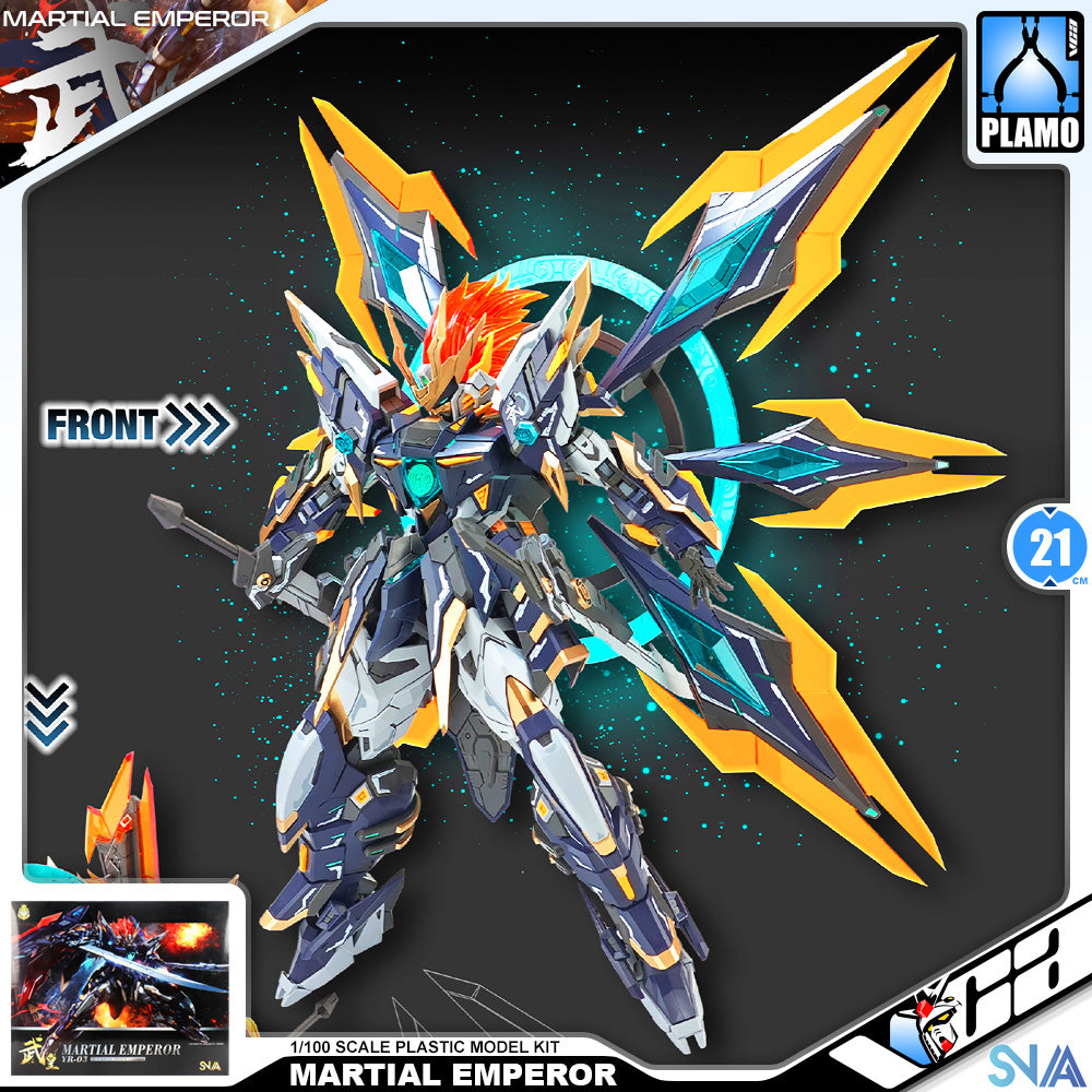 SNAA 模型 Master Grade 1/100 MG Martial Emperor 武皇 Plastic Model Action Toy Kit VCA Gundam Singapore