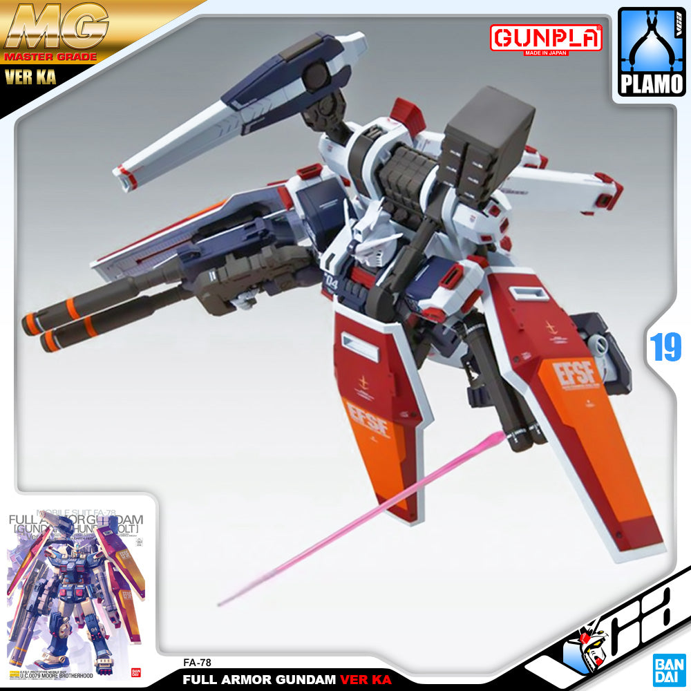 Bandai Master Grade 1/100 MG FA-78 Full Armor Gundam Ver Ka Plastic Model Toy VCA Singapore